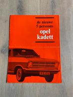 Folder - Opel Kadett - Nederlandstalig - uitvouwbaar, Ophalen of Verzenden, Opel, Zo goed als nieuw