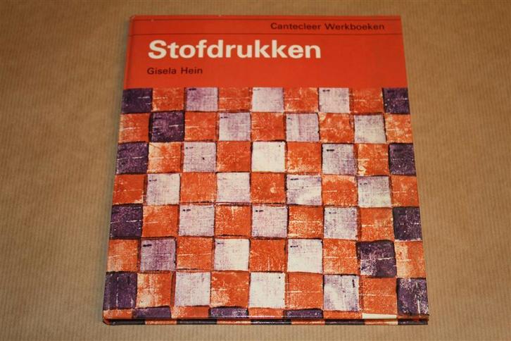Stofdrukken. Cantecleer werkboeken., Boeken, Hobby en Vrije tijd, Gelezen, Overige onderwerpen, Ophalen of Verzenden