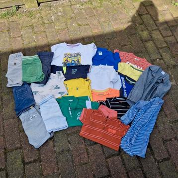 Pakket zomerkleding jongens, draagmaat 92/98