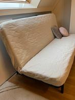 Slaapbank Ikea Nyhamn, Ophalen, Crème, Tweepersoons, Zo goed als nieuw