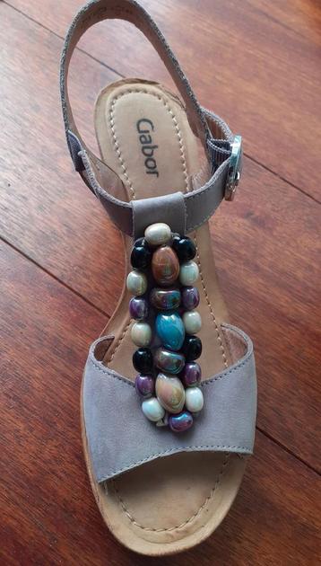Mooie lila suède Gabor sandalen 40.5 beschikbaar voor biedingen