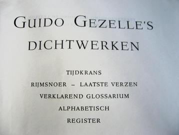 Guido Gezelles Dichtwerken, deel twee beschikbaar voor biedingen