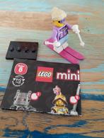 Lego minifiguur collectible serie 8 downhill skiër, Ophalen of Verzenden, Zo goed als nieuw