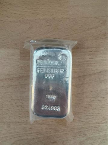 Umicore 1KG zilverbaar in originele seal beschikbaar voor biedingen