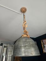 Stoere hanglamp met touw details, Huis en Inrichting, Gebruikt, 50 tot 75 cm, Ophalen of Verzenden, Metaal