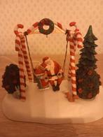 Kerstman en kerstvrouw op schommel, Diversen, Kerst, Ophalen