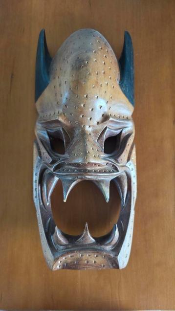Antiek houten masker - Philippines beschikbaar voor biedingen