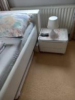 Bed, Ophalen, Verstelbaar, Wit, Tweepersoons