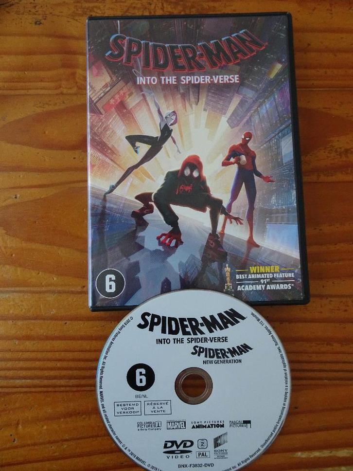 Spider-Man Into the Spiderverse, Cd's en Dvd's, Dvd's | Science Fiction en Fantasy, Zo goed als nieuw, Vanaf 12 jaar, Ophalen of Verzenden