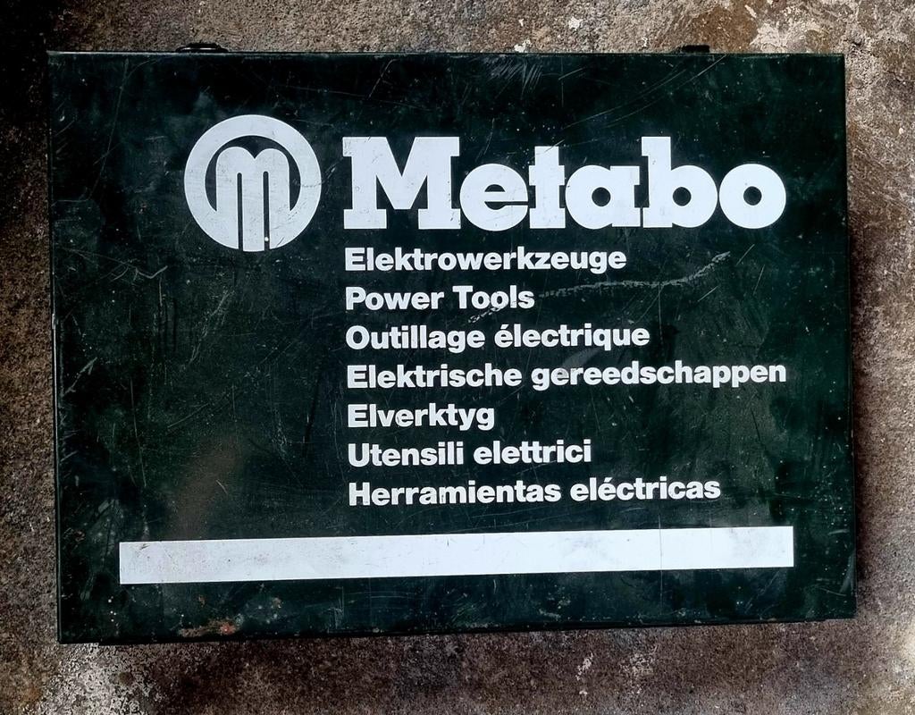 Metabo opbergkoffer, Ophalen of Verzenden, Gebruikt