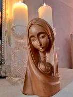 HOUTEN MARIA EN KINDJE JEZUS OUD HOUTEN BEELDJE, Ophalen of Verzenden