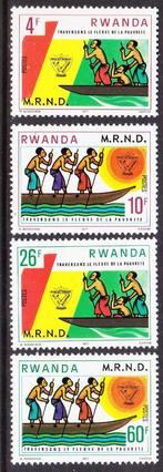 Rwanda 1978 pf mi 940 - 943, Overige landen, Verzenden, Postfris