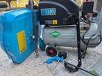 Compressor met slang op katrol, Doe-het-zelf en Verbouw, Compressors, Ophalen, Gebruikt