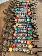 Sleutelhanger met Naam en M&M Kralen, Ophalen of Verzenden, Nieuw