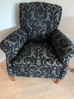 Mooie zwarte fauteuil, Ophalen, Hout, 75 tot 100 cm, 75 tot 100 cm