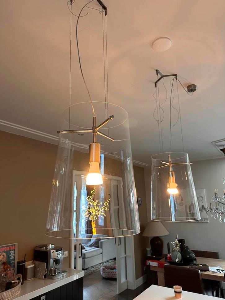 2 stuks prandina Sera S4 lamp, Huis en Inrichting, Lampen | Kroonluchters, Gebruikt, Ophalen