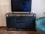Visgraat  mangohout dressoir, Ophalen, Zo goed als nieuw, 25 tot 50 cm, 200 cm of meer