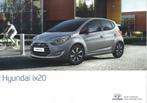 Brochure Hyundai iX20 2016, Ophalen of Verzenden, Zo goed als nieuw, Overige merken