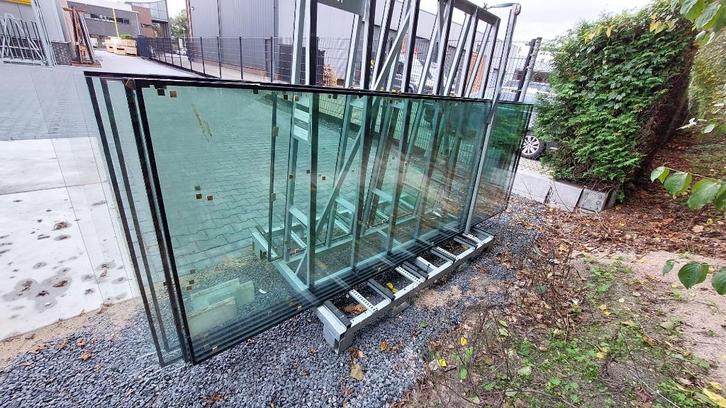 Dakglas / glazen dak, Doe-het-zelf en Verbouw, Glas en Ramen, Nieuw, Glasplaat, 80 tot 120 cm, 160 cm of meer, Dubbelglas, Veiligheidsglas