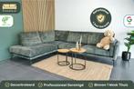 Moderne Hoekbank Velvet groen [Refurbished], 250 tot 300 cm, Carre wonen, -, -