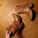 Lazamani halfhoge leren laarsjes cognac mt. 40, Kleding | Dames, Schoenen, Bruin, Lage of Enkellaarzen, Lazamani, Ophalen of Verzenden