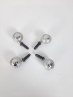 Set van 4 vintage wielen, jaren 70 zwenkwielen met stift, Verzenden