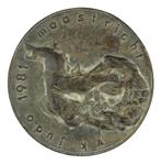 PENNING 1981 Arthur Spronken : WK Judo Maastricht º, Postzegels en Munten, Penningen en Medailles, Verzenden, Brons, Nederland