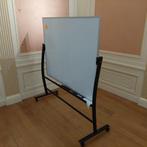 Whiteboard op wielen dubbelzijdig 150x63xH177 cm,1 stuk, Diversen, Schoolborden, Whiteboard, Gebruikt, Mobiel, Verzenden