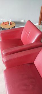 2 rode fauteils merk Lookline model 7070, Ophalen, Zo goed als nieuw, Rood, Eén