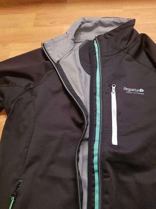 Regatta shoftshell jas mt 36 zwart, Kleding | Dames, Sportkleding, Gedragen, Overige typen, Maat 36 (S), Zwart, Ophalen of Verzenden