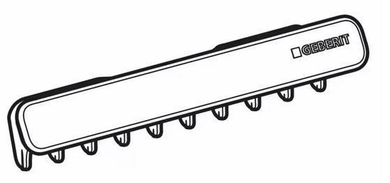 Nieuwe Geberit CleanDrain kamzeef wit 245.451.11.1, Doe-het-zelf en Verbouw, Sanitair, Nieuw, Wastafel, Ophalen