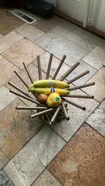 Design RVS Fruitschaal, Ophalen of Verzenden, Gebruikt