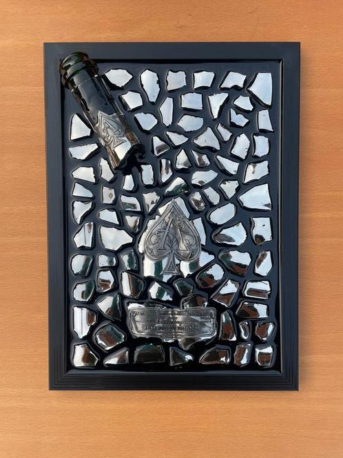 Luxe Epoxy Kunstwerk met Armand de Brignac Fles, Antiek en Kunst, Kunst | Schilderijen | Abstract, Ophalen of Verzenden