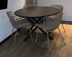 4x Kave home Surpik Eettafel Stoelen, Ophalen, Zo goed als nieuw, Metaal, Vier