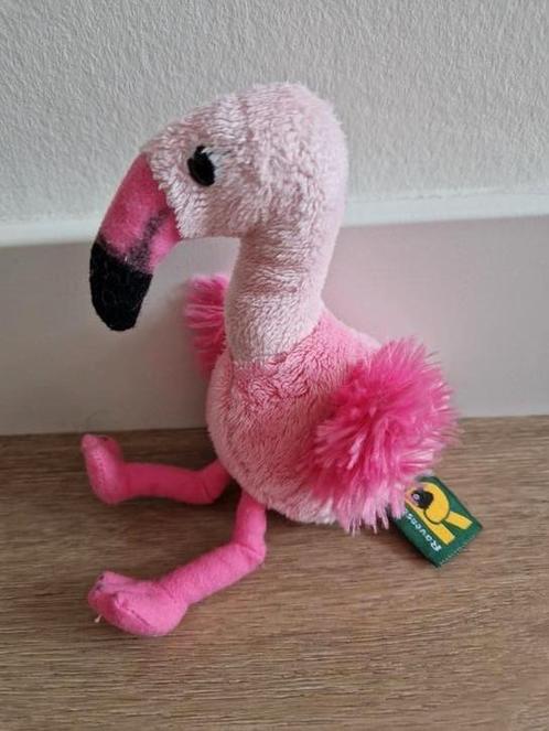 Knuffel flamingo Ravensden roze dierentuin K7103, Kinderen en Baby's, Speelgoed | Knuffels en Pluche, Zo goed als nieuw, Overige typen