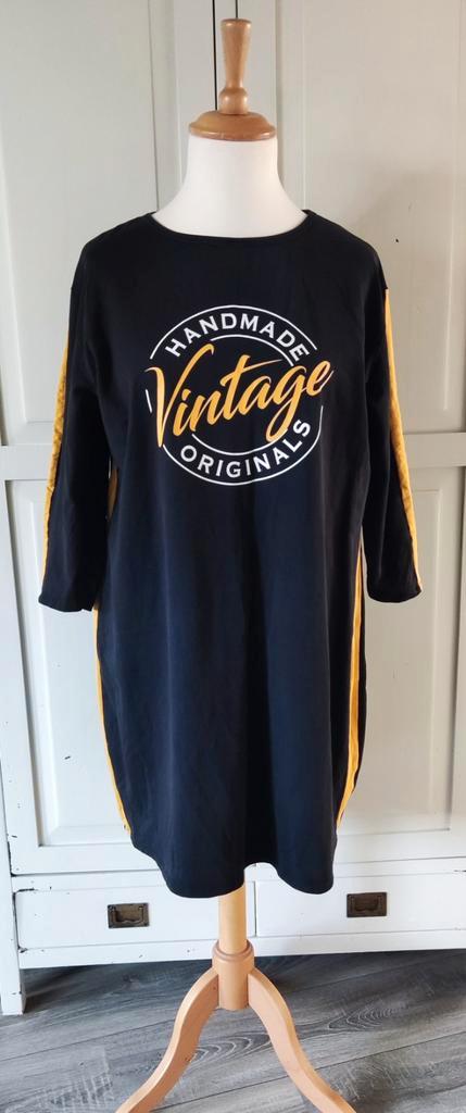 Pescara zwarte stretch jurk maat XXL, Kleding | Dames, Jurken, Zo goed als nieuw, Maat 46/48 (XL) of groter, Zwart, Knielengte