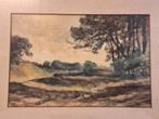 Aquarel Haagse School Landschap, Ophalen of Verzenden