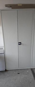 Stalen Draaideurkast  H180 x B80 x D38cm met slot, Huis en Inrichting, Ophalen, Gebruikt, 50 tot 100 cm, 25 tot 50 cm
