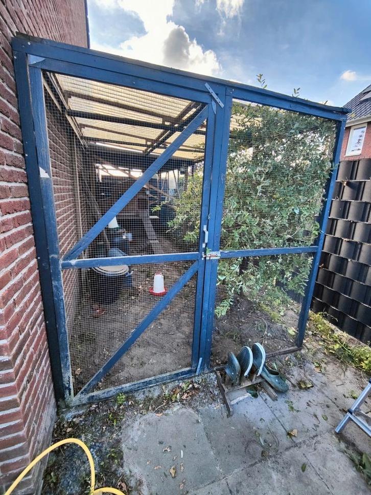 Kippenpaleis Deluxe: Grote Ren- Robuust & Modulair!, Dieren en Toebehoren, Vogels | Hokken en Kooien, Gebruikt, Volière, Hout