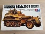 Tamiya German Sd.kfz.250/3 GREIF 1/35, 1:32 tot 1:50, Nieuw, Ophalen of Verzenden, Truck