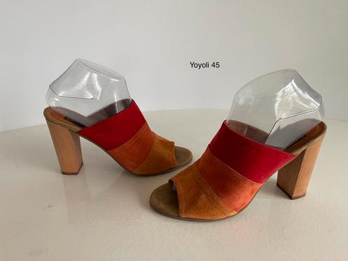 Yoyoli 38 TAFT shoes 38 suede leren pumps 45)*, Kleding | Dames, Schoenen, Zo goed als nieuw, Sandalen of Muiltjes, Overige kleuren