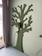 Handgemaakte boom met vogelhuisje en lamp, Ophalen, Zo goed als nieuw, Wanddecoratie