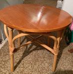 Rotan tafeltje, Minder dan 55 cm, Gebruikt, Rond, Hout