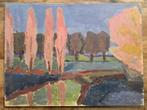 “P.C. Kuiper – De Ploeg stijl – 2-in-1 schilderij 60x80 cm”, Antiek en Kunst, Ophalen of Verzenden