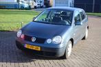 Volkswagen Polo 1.4 55KW 2004 Grijs, Voorwielaandrijving, 4 cilinders, Blauw, Origineel Nederlands