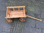 houten kar bolderkar trekkar, Ophalen, Zo goed als nieuw, Duw- of Trekspeelgoed