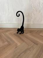 Decoratie aap fluweel zwart, Ophalen of Verzenden, Zo goed als nieuw