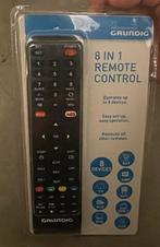 Grundig 8-in-1 Universele Afstandsbediening - in plastic, Verzenden, Nieuw, Universeel, Dvd