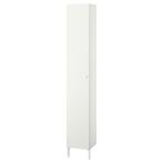 Hoge smalle kast badkamerkast NYSJÖN ikea kast wit pootjes, Ophalen, Minder dan 50 cm, Zo goed als nieuw, 150 tot 200 cm