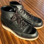 Red Wing boots 6'' MOC TOE BLACK BOUNDARY Maat 38.5, Zwart, Overige typen, Ophalen of Verzenden, Gedragen